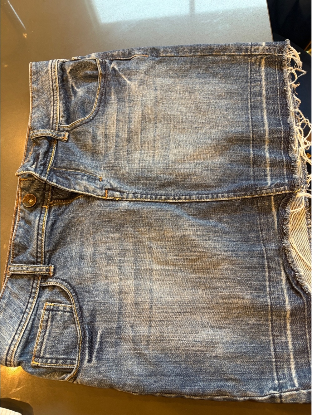 Apt. 9 Women's Light Blue Denim Mini Skirt Size 8